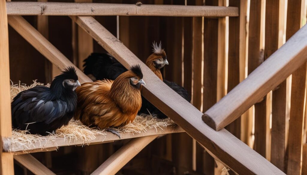 Silkies and Roosting Arrangements