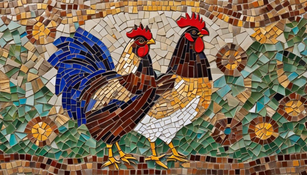 chicken mosaic tutorial