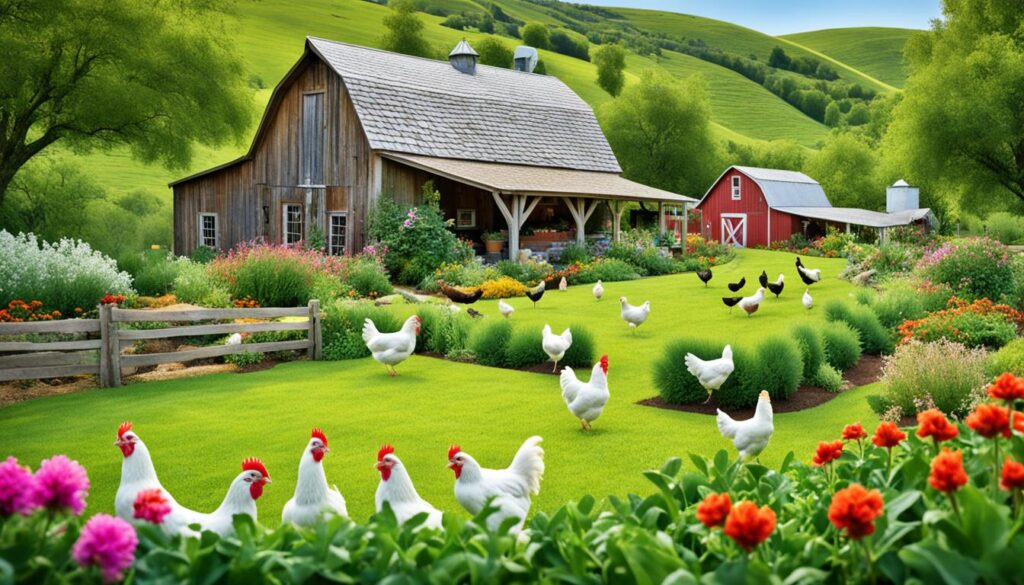 hobby farm with long tail chicken breeds